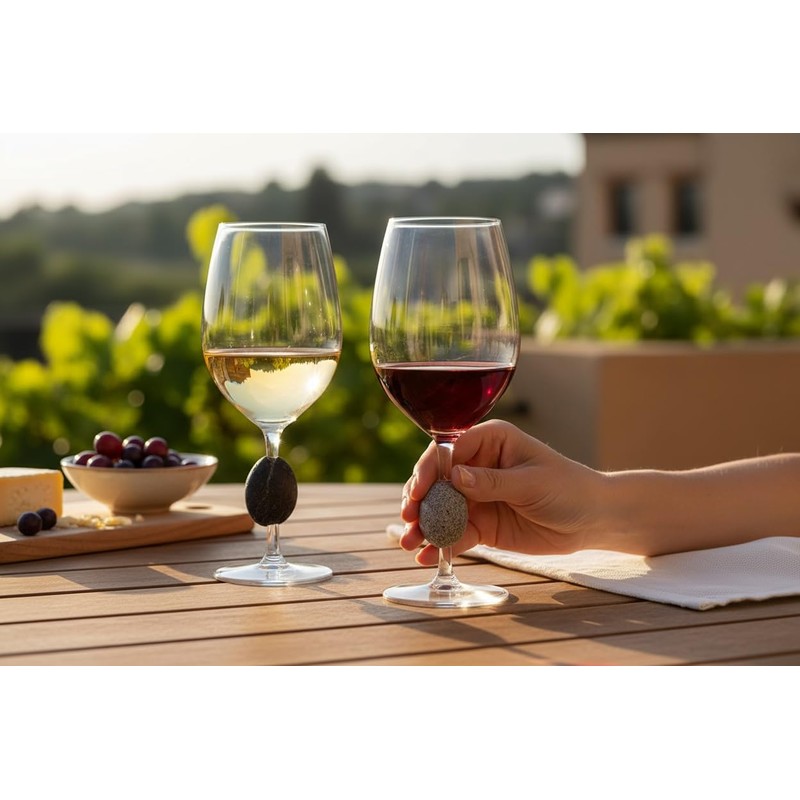 Sea Stones “Touchstone” Universal Wine Glass Set of 2-18oz Thin