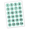 Papierdrachen DIY Advent calendar box set 24 colorful boxes to