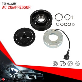 cciyu Air AC Clutch for Nissan Juke 1.6L 2011 2012 2013 2014 2015 2016-2017 Replaces AC Compressor Clutch kit for 926001KC1C, 926001KC2A,6 Grooves