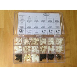 Jurassic Classic Auto Parts Fits Chrysler Nylon Grille Headlamp Marker Fender Grommet Bezel Screw Clips Kit