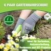 WORKPRO Gardening Gloves, 6 Pairs Breathable and Non-Slip Gloves, Versatile