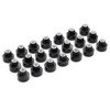 50pcs Wheel Rim Lip Rivets Nuts of 6.2mm/0.24in Hole Replacement