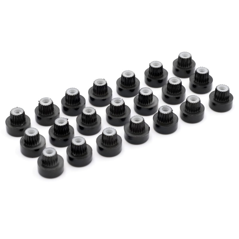 50pcs Wheel Rim Lip Rivets Nuts of 6.2mm/0.24in Hole Replacement