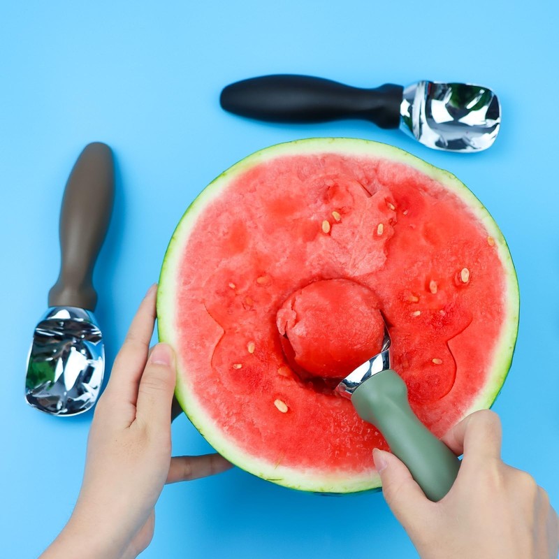 WEXFFU Ice Cream Scoop Stainless Steel Ice Cream Spoon Scoop