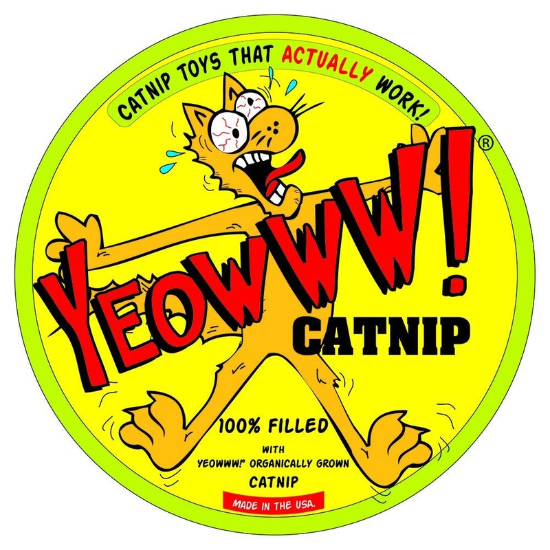YEOWWW organic very strong crinkle catnip cat toy (1 x
