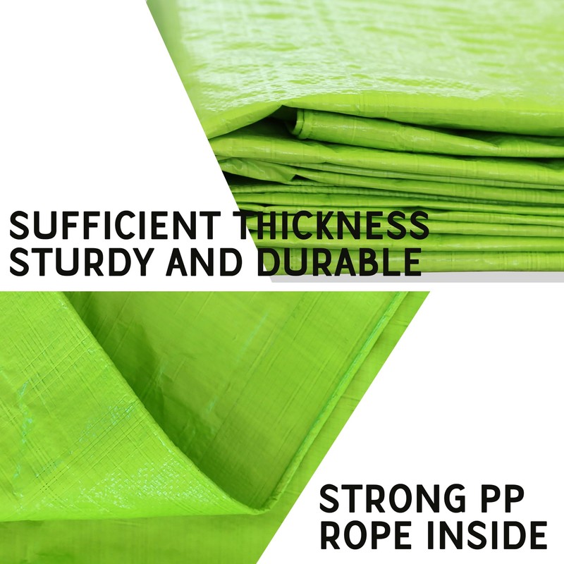 7 Mil Lime Green 10x12 Feet Tarp -Multifuctional Poly Tarp