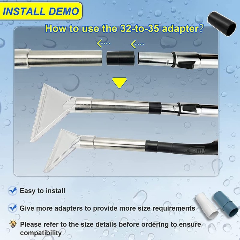 MOUNAY Hand Wand with Clear for Upholstery & Carpet Cleaning,Car