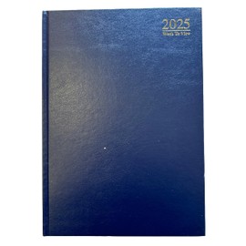 2025 Diary A4 Week to View - Black