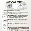 Semi Cured Gel Nail Strips No UV Light Required -