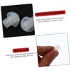 IWOWHERO 10pcs Replacement Mushroom Earbud Tips for Coil Tube Earpieces