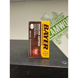 Bayer Safety Coated Asprin 325 mg, 100 Caplets 07/25