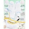 Basic Standard 100% Pure Cotton Gloves, 24 Pairs, White, LL