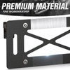 Flip-Up Universal Winch License Plate Frame Compatible with 10" Hawse