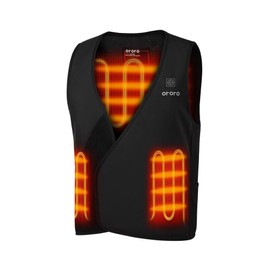 ORORO Adjustable Heated Vest Liner for Men Women, Lightweight Electric Heated Liner Vest with Battery (Black, M/L)