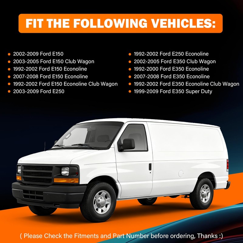 Right Side Door Handle for Ford E150 E250 E350 Econoline