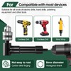 HSEAMALL Right Angle Drill Attachment, 90-Degree Chuck, 1-10mm Range, 8mm