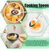 Solid and Slotted Spoons Set 12.7 Inch Stainless Steel Cooking