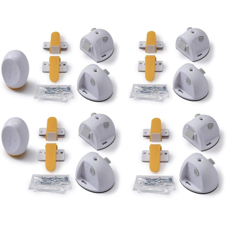 Safety 1st Adhesive Magnetic Lock System, 8 Locks And 2