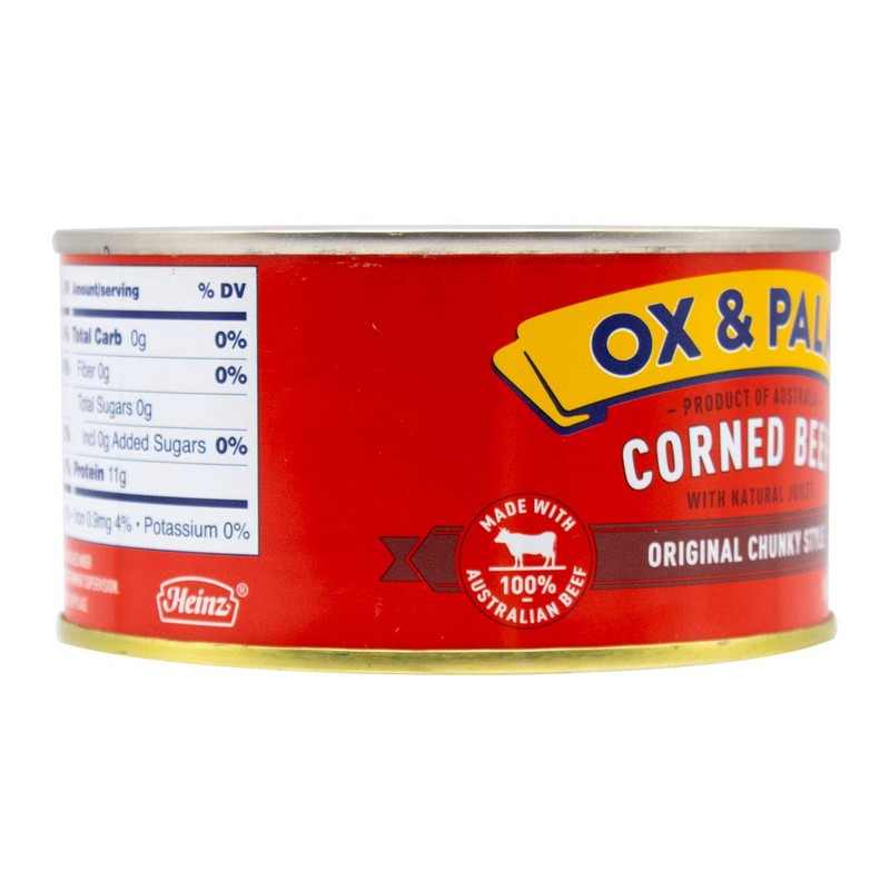 Ox & Palm Corned Beef Original Chunky Style, 11.5oz (Pack