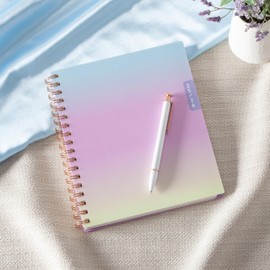 Blue Sky WAAV 2025-2026 Weekly and Monthly Academic Year Planner Calendar, July 2025 - June 2026, 7" x 9", Flexible Cover, Wirebound, Laminated Tabs, Storage Pocket, Lisa