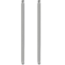 GeilSpace 3/4" x 48" Stainless Steel Pipe, 304 Pipe Nipple Fits Standard 3/4 Inch Threaded Pipes and Fittings, DIY Industrial Metal tube (2 PCS)