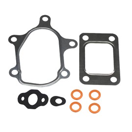 Haturbo Kit de juntas de acero inoxidable turbo T25 GT25/GT28 TB25 TB28 compatible con Garrett Fit para GT2871 GT2860 GT2876 OE# 215049 5 Junta de pernos OE# 210230 Turbocompresor