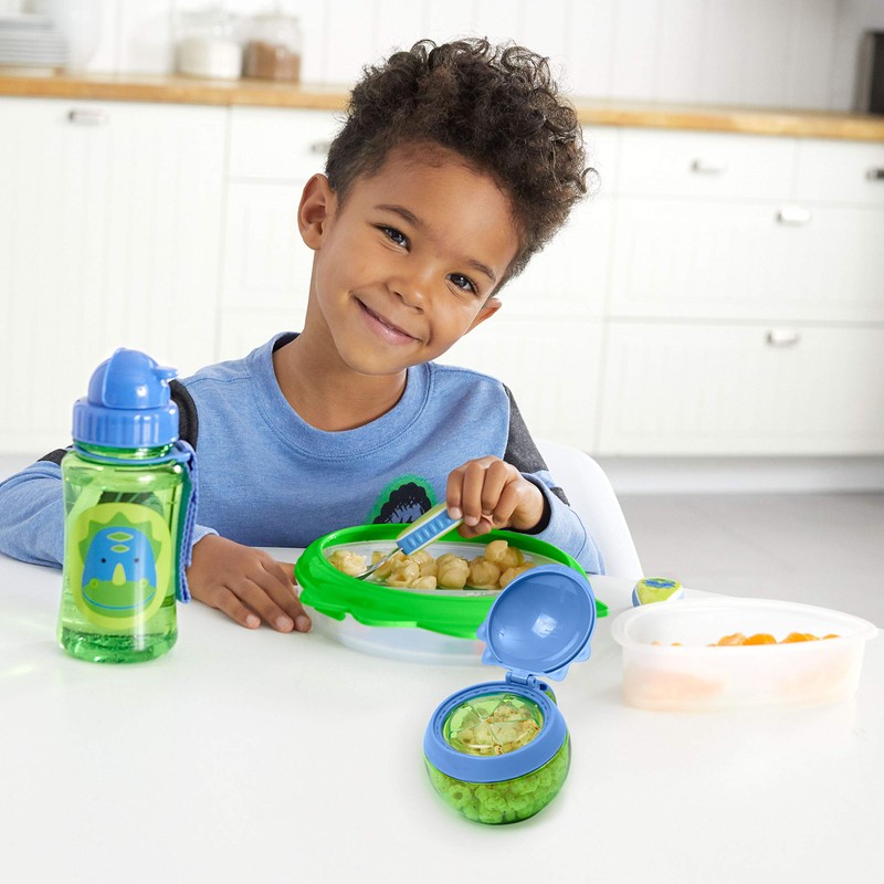 Skip Hop Baby Snack Container, Mealtime Snack Cup, Dino