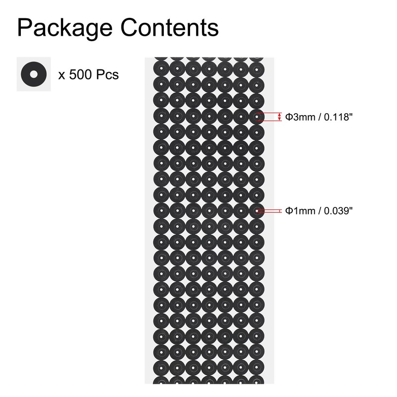 uxcell 500Pcs 3D Scanner Markers 1mm for 3D Scanner, 3D