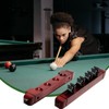 Pool Stick Holder 1 Set Wall Mounted Hardwood Billiard/Pool Cue