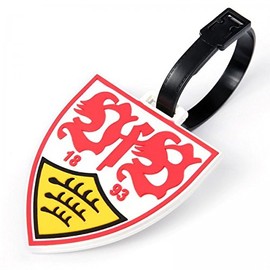 MarkenMerch Luggage Tag, Rot/Weiß Mit Logo (Red) - 786006