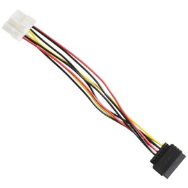 Delock Cable Power SATA 15pin > 2x 4pin Molex Female 20 cm