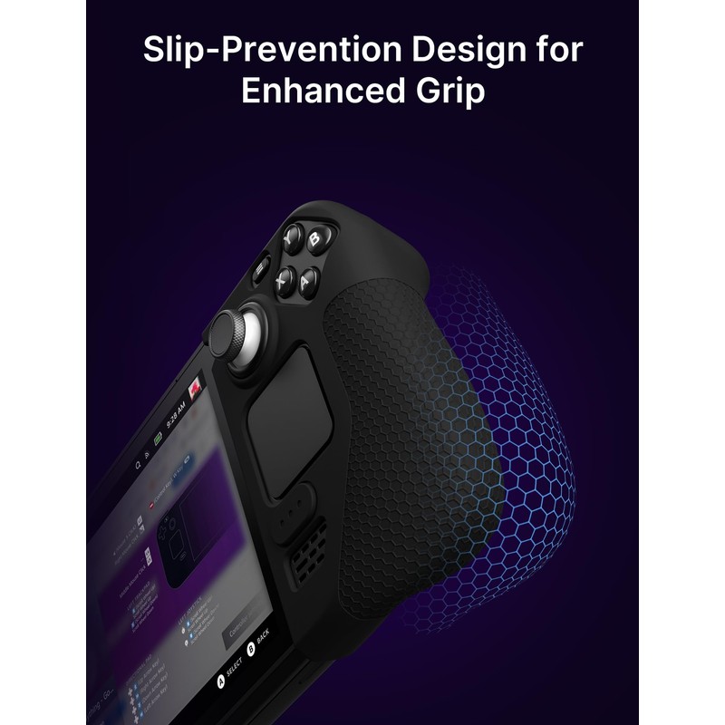 JSAUX Silicone Grip Protection Case for Steam Deck - GripSkin