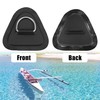 X AUTOHAUX D Ring Patch PVC Stainless Steel Triangle Shape