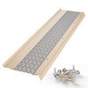 LEAF4GO 6" Micromesh Gutter Guard for Gutters Stainless Steel Gutter