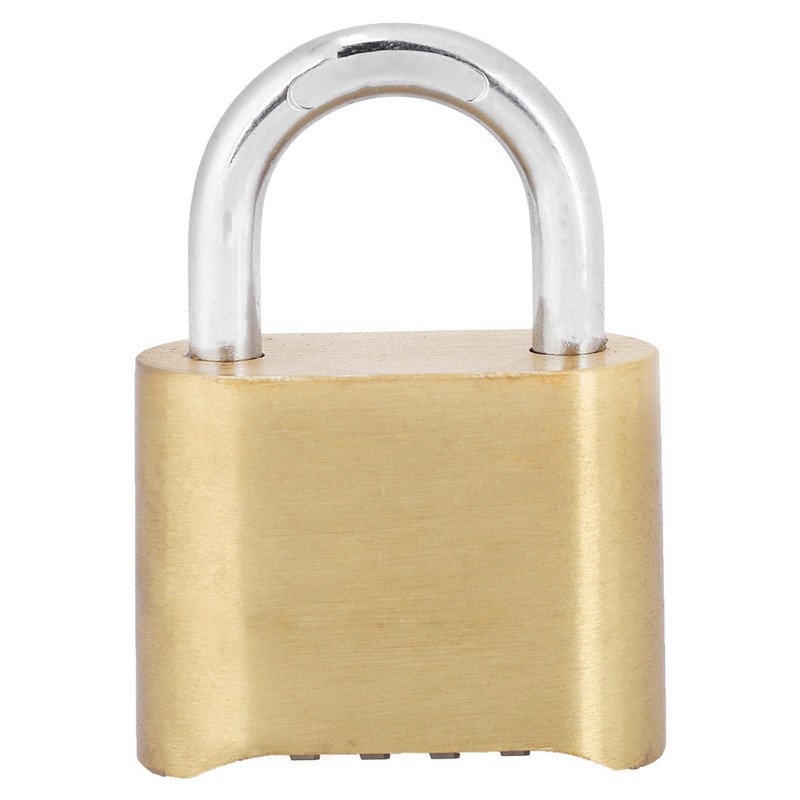 4 Dail Digit Rust Proof brass Password Lock Combination Padlock