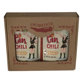 Cin Chili Gift Box Texas Chili Mix Add on Favorite Meat or Vegetarian Chili Sauce Chili Powder Chili Dry Seasoning Mix Packets 6-2.75 oz.