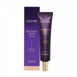 Koriana 코리아나 셀코드 레티놀3000 크림 30ml 주름개선 레티놀 크림 Koriana Cellcode Retinol 3000 Cream 30ml Wrinkle Improvement Retinol Cream