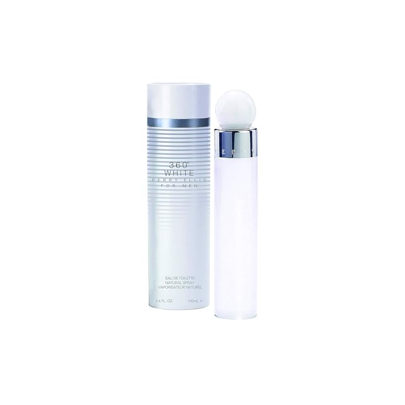 Perry Ellis 360 White Splash For Men, 3.3 Ounce