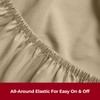 Mellanni King Size Fitted Sheets - All Around Elastic -