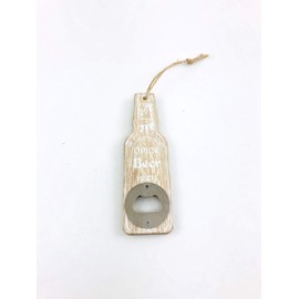 Go Hooked Wood Bottle Opener, Multicolour (BTLOPENERWOODEN)