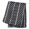 Lulujo Bamboo Muslin Swaddling Blanket, Herringbone