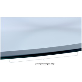 Mirrors and More Oval Frameless Beveled Polished Wall Mounted Mirror for/Bathroom/Kitchen/Vanity/Make-Up/ (3) D-Ring Hardware on Backer/Vertical or Horizontal 2-Way Hanging System, 24” x 36” Inch