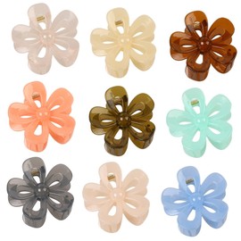 Baluue Elegant Flower Hair Claw Clips for Women Girls Small Hair Clips Styling