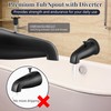 Enhon Tub Spout with Rear Diverter, Bathtub Spout Fitting 1/2-Inch
