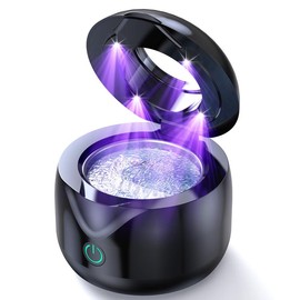 Ultrasonic Retainer Cleaner with UV Light - 2 Modes, 200ml, Quiet Operation