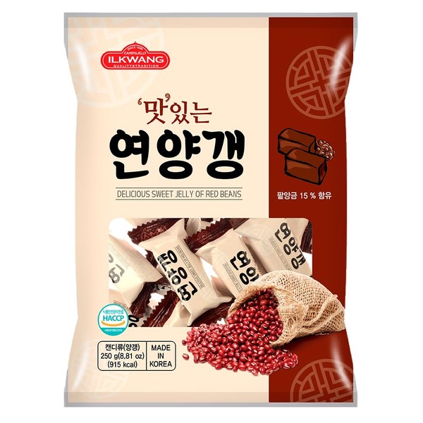 Minecook Sweet Red Bean Jelly | 250g | Korean Snack,