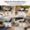 2 Pack 4.75oz Salt and Pepper Shakers with Moisture Proof