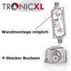 TronicXL Premium 2-Way Antenna Splitter with Satellite Amplifier Digital HD