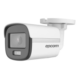 Epcom Cámara Bala 5mp 3.6mm  Micrófono Integrado Fullcolor 24/7 Color Blanco