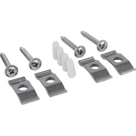 BLANCO Mounting Set Ceramic Basin Set of 4 Retaining Elements for Worktops (from 25 mm) | For Undermount Under the Worktop | Especially for SUBLINE